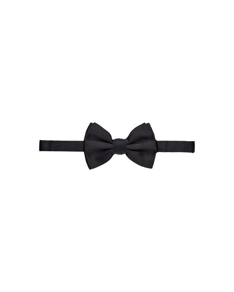 black prada bow|Prada leather ties.